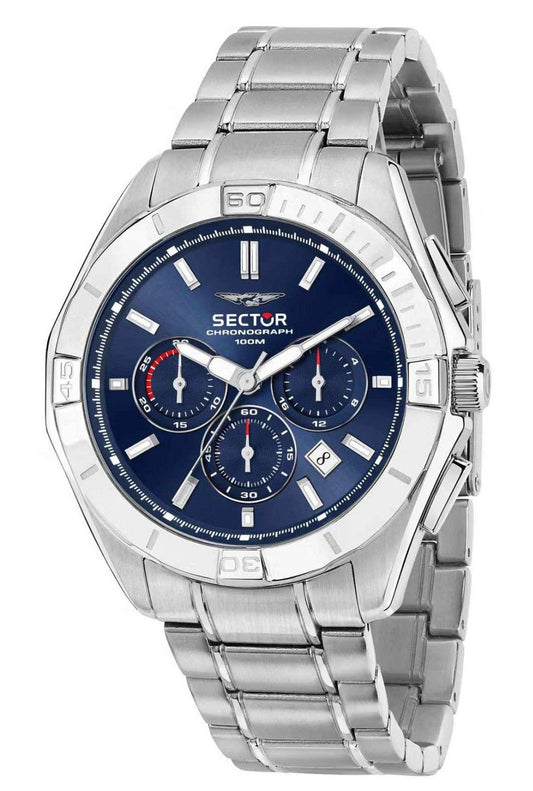 Sector 790 Chronograph Stainless Steel Blue Dial Quartz R3273636004 100M Men's Watch