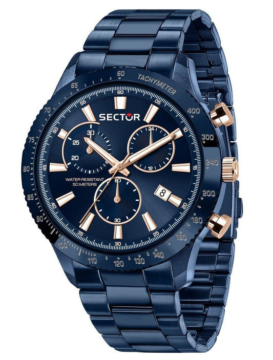 Sector 270 Chronograph Stainless Steel Blue Dial Quartz R3273778004 Men's Watch