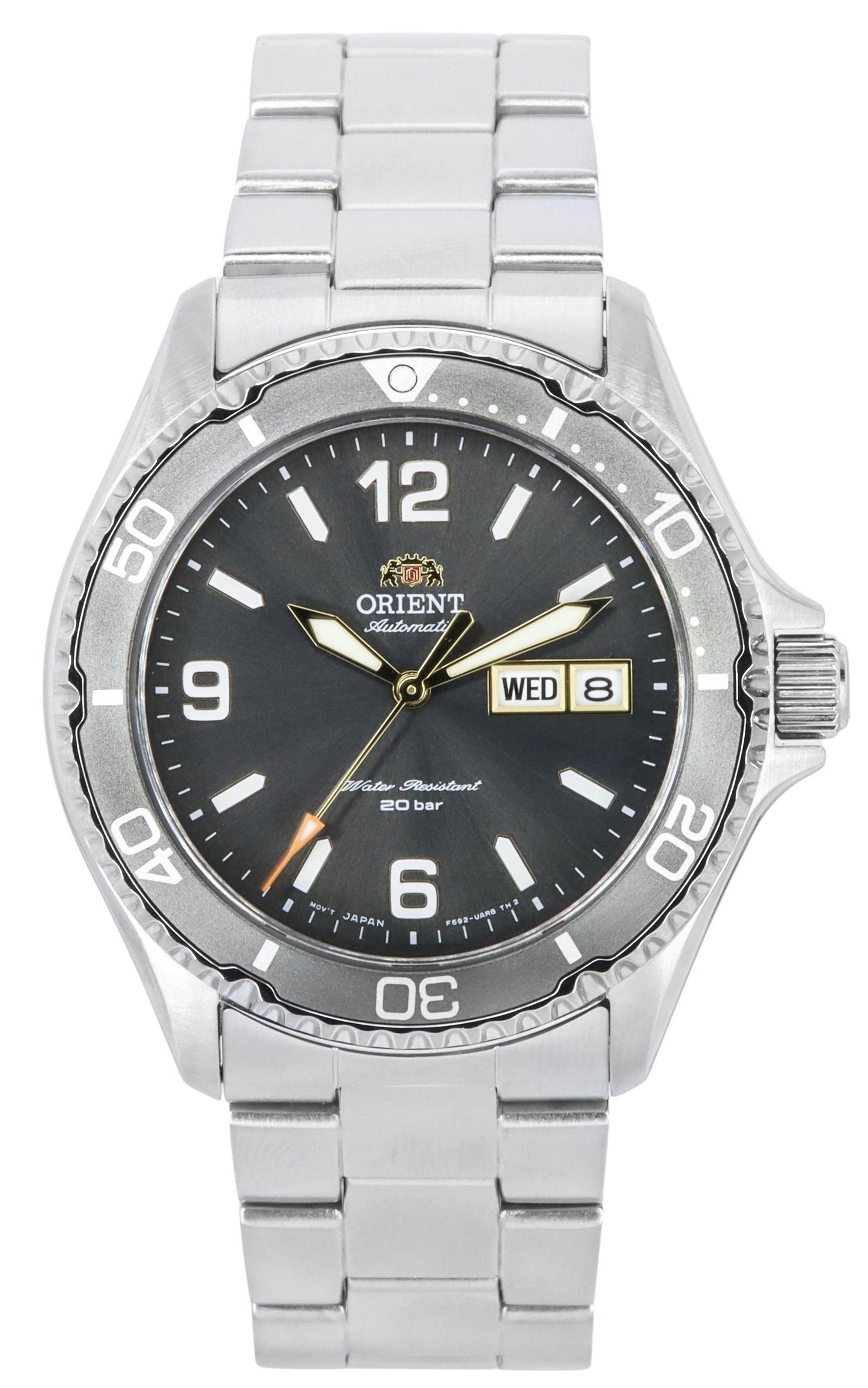 Orient Sports Kamasu Mako III Stainless Steel Gray Dial Automatic Diver's RA-AA0819N19B RA-AA0819N39B 200M Men's Watch