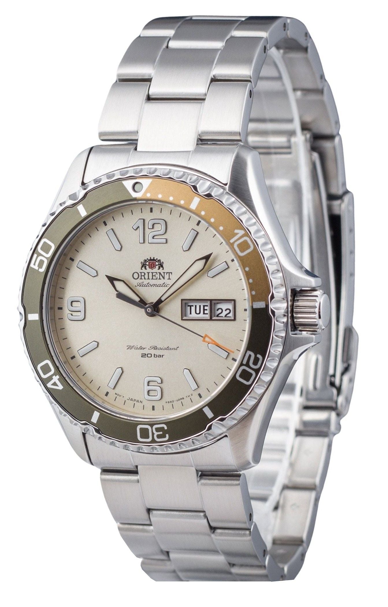 Orient Mako III Kamasu Stainless Steel Silver Dial Automatic Diver's RA-AA0821S19B RA-AA0821S39B 200M Men's Watch