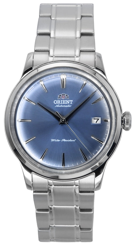 Orient Bambino Stainless Steel Light Blue Dial Automatic RA-AC0M10L Men's Watch