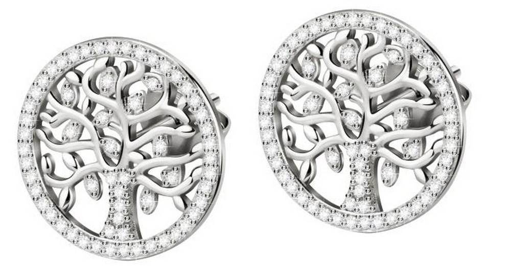 Morellato Tree Of Life Sterling Silver SATB02 Women's Earrings