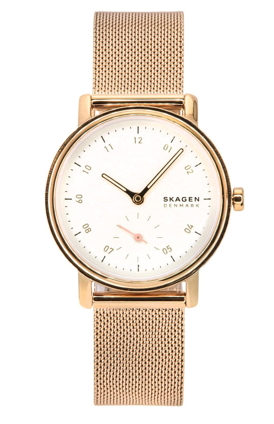 Skagen Kuppel Lille Rose Gold Stainless Steel White Dial Quartz SKW3099 Women's Watch