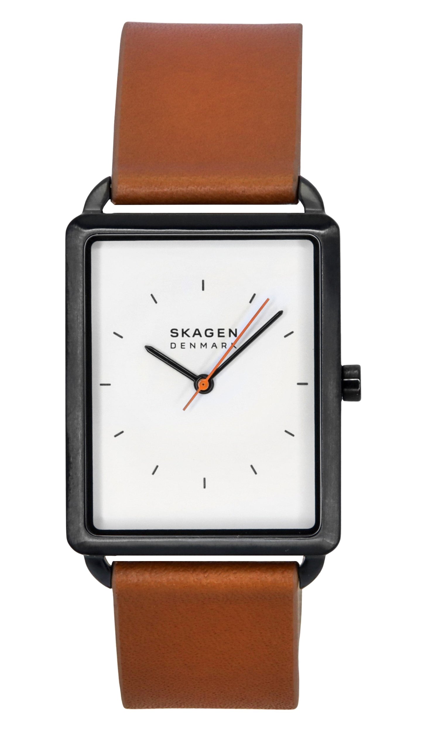 Skagen Hagen Leather Strap White Dial Quartz SKW6929 Men's Watch