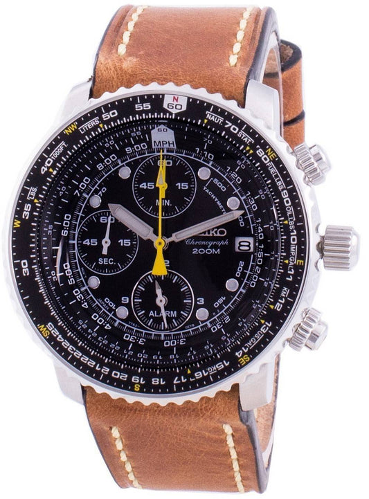 Seiko Pilot's Flight SNA411P1-VAR-LS17 Quartz Chronograph 200M Men's Watch