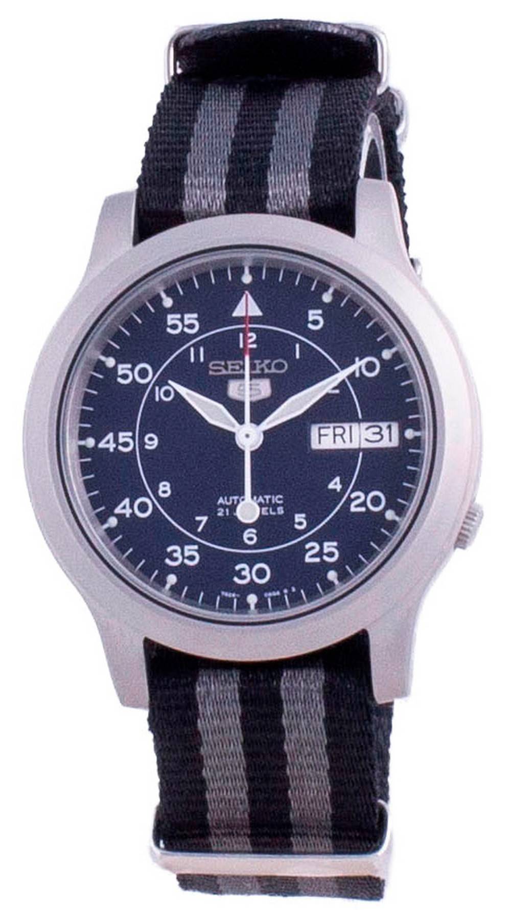 Seiko 5 Military SNK807K2-var-NATOS16 Automatic Nylon Strap Men's Watch