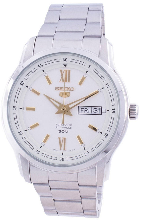 Seiko 5 Automatic White Dial SNKP15 SNKP15K1 SNKP15K Men's Watch