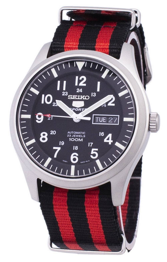 Seiko 5 Sports Automatic Nato Strap SNZG15K1-var-NATO3 Men's Watch