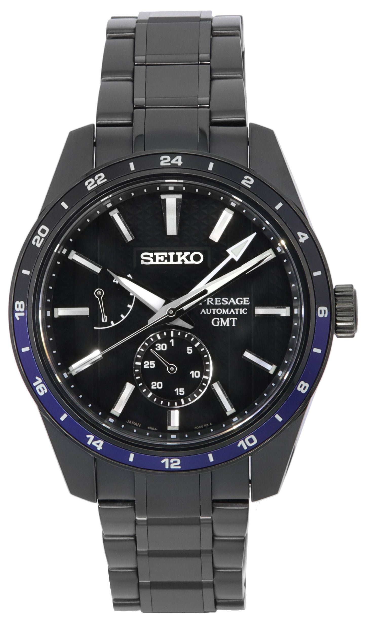 Seiko Presage Sharp Edged Series ZERO HALLIBURTON Limited Edition Black Dial Automatic SPB271J1 100M Men's Watch