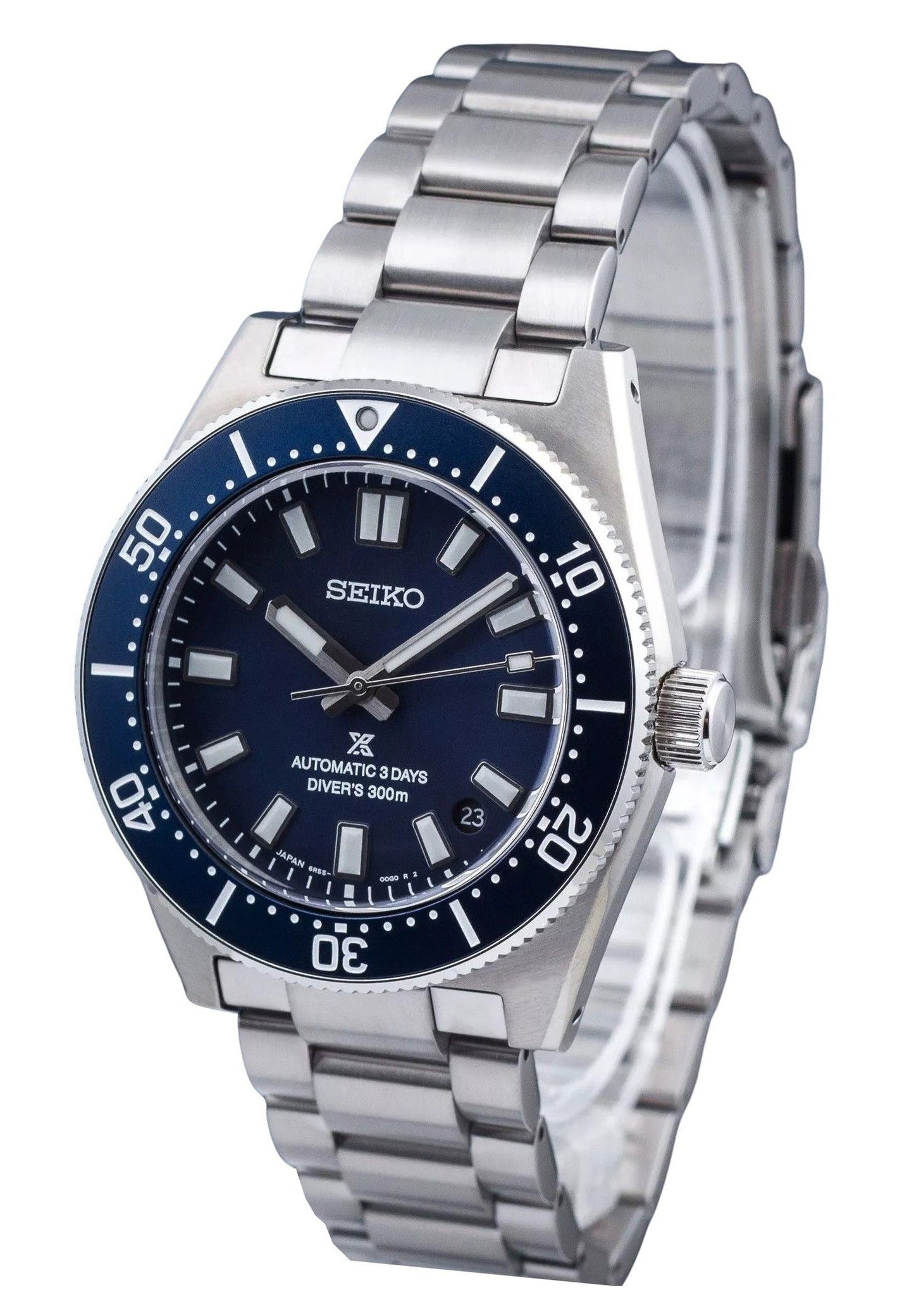 Seiko Prospex Stainless Steel Blue Dial Automatic Diver's SPB451J1 300M Men's Watch