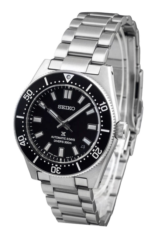 Seiko Prospex Stainless Steel Black Dial Automatic Diver's SPB453J1 300M Men's Watch