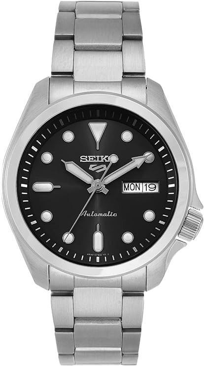 Seiko 5 Sports Black Dial Automatic SRPE55 SRPE55K1 SRPE55K 100M Men's Watch