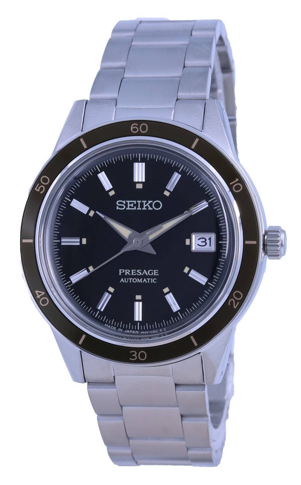 Seiko Presage Style 60's Stainless Steel Automatic SRPG07 SRPG07J1 SRPG07J Men's Watch