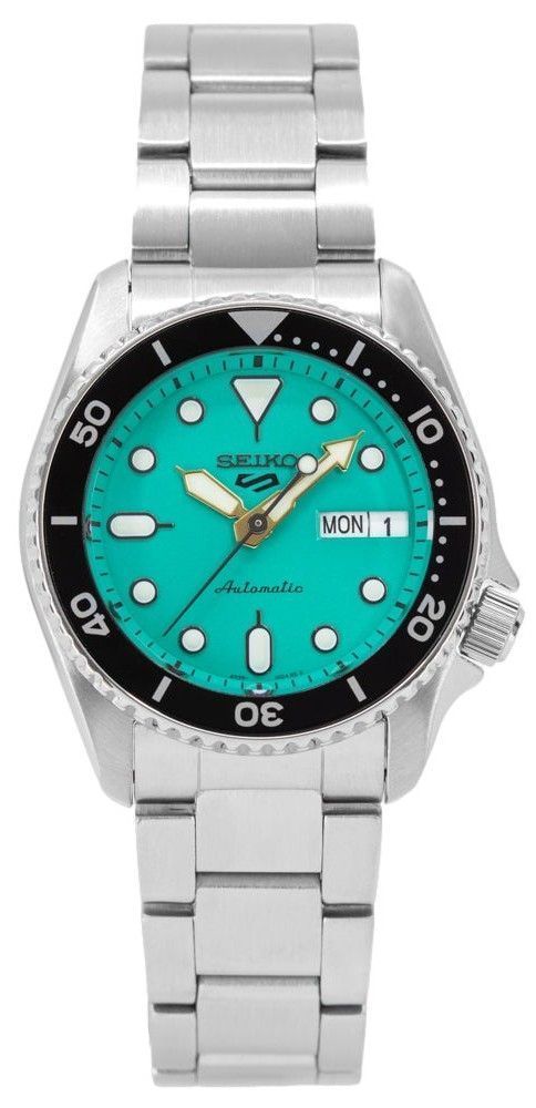 Seiko 5 Sports SKX Style Midi Teal Dial Automatic SRPK33K1 100M Men's Watch