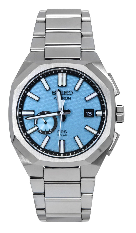 Seiko Astron Starfull Sky GPS Limited Edition Stainless Steel Blue Dial Solar SSJ027J1 100M Men's Watch