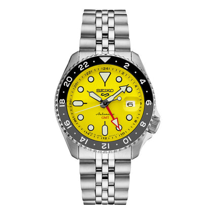 SEIKO 5 GMT SSK017 – Orologio Automatico Quadrante Giallo | tikAworld