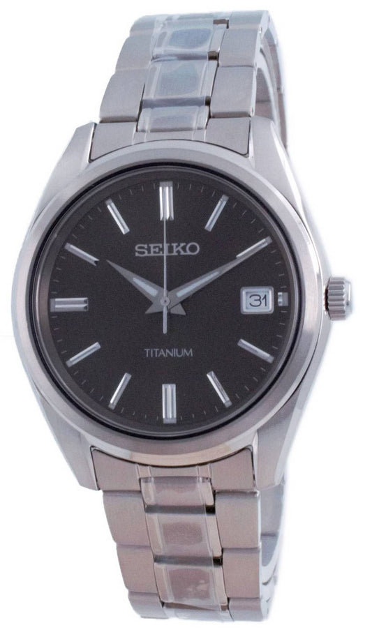 Seiko Discover More Titanium Quartz SUR375 SUR375P1 SUR375P 100M Men's Watch