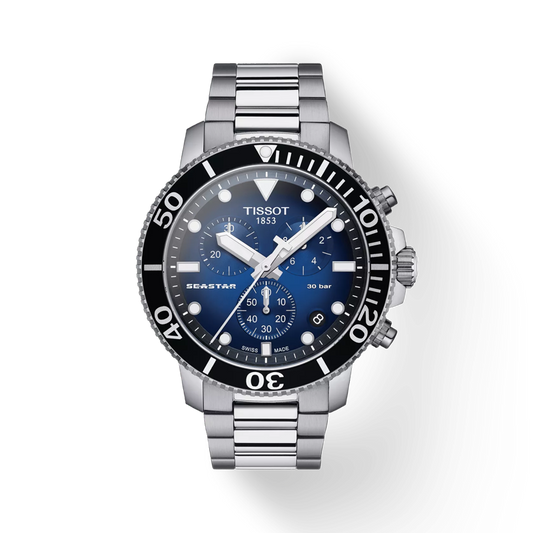 TISSOT MEN'S quartz watch, model SEASTAR 1000 45 MM - T120.417.11.041.01
