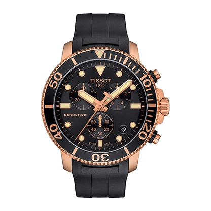 TISSOT MEN'S quartz watch, model SEASTAR 1000 45 MM - T120.417.37.051.00