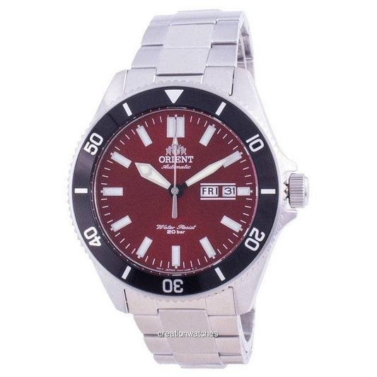 Refurbished Orient Sports Stainless Steel Red Dial Automatic Diver's RA-AA0915R19B 200M Men's Watch