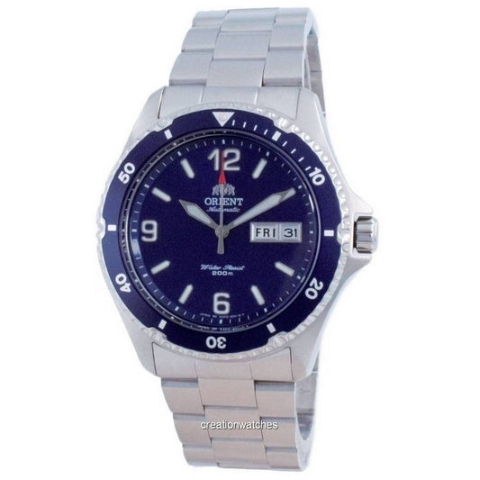 Refurbished Orient Mako II Stainless Steel Blue Dial Automatic Diver's SAA02002D3 200M Men's Watch