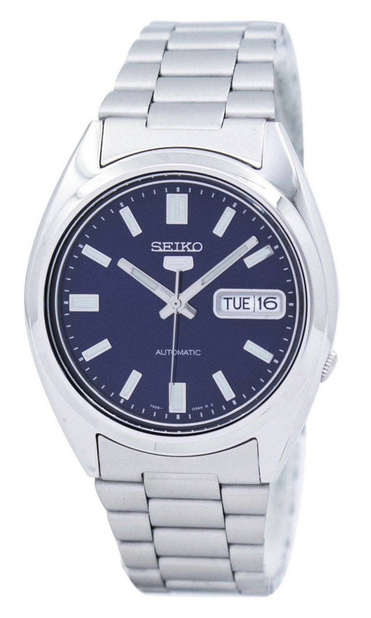 Refurbished Seiko 5 Stainless Steel Blue Dial Automatic SNXS77K1 Men's Watch