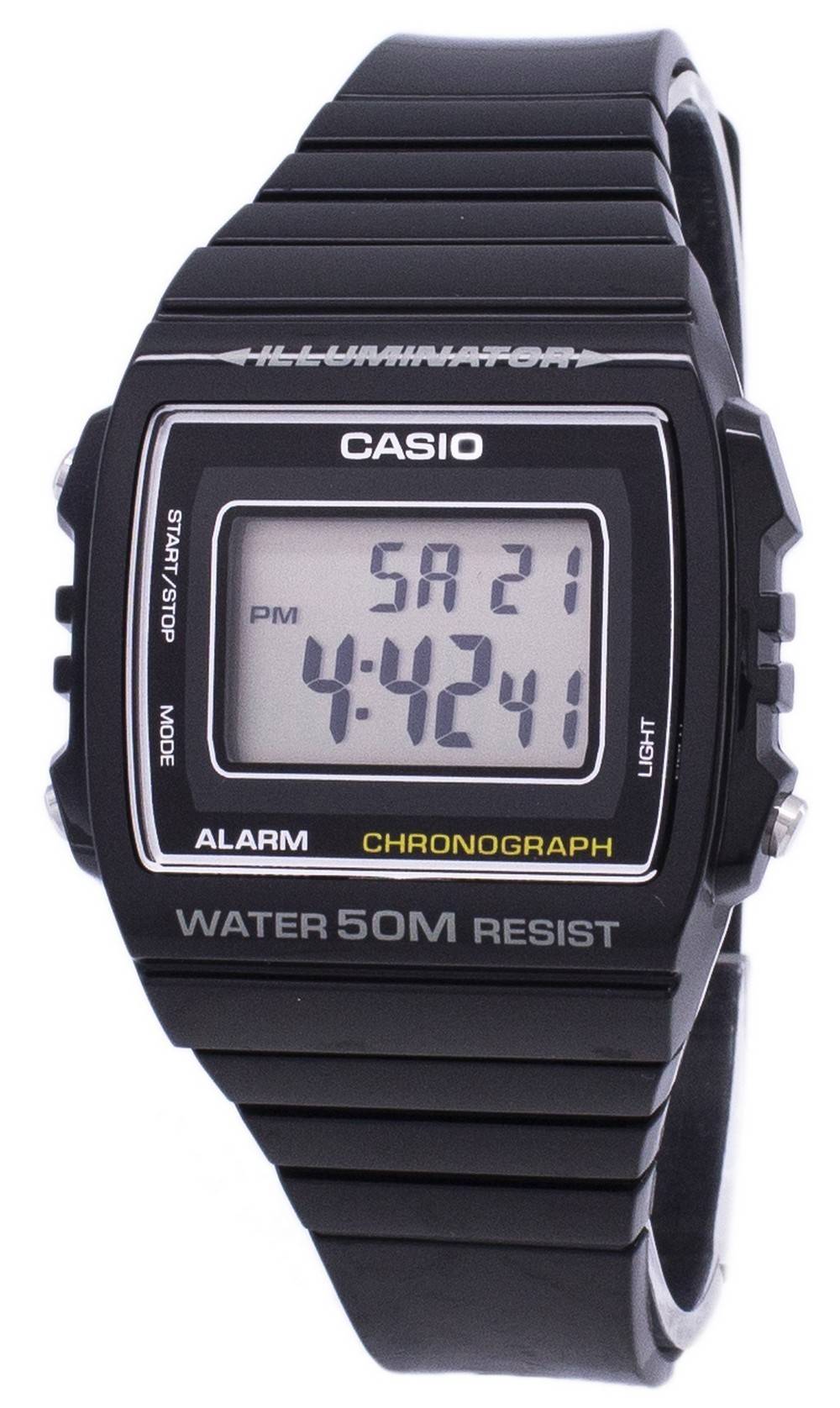 Casio Digital Alarm Chronograph Quartz W-215H-1AVDF W-215H-1AV Unisex Watch