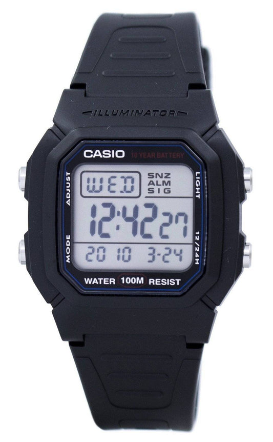 Casio Digital Classic Illuminator W-800H-1AVDF W-800H-1AV Men's Watch