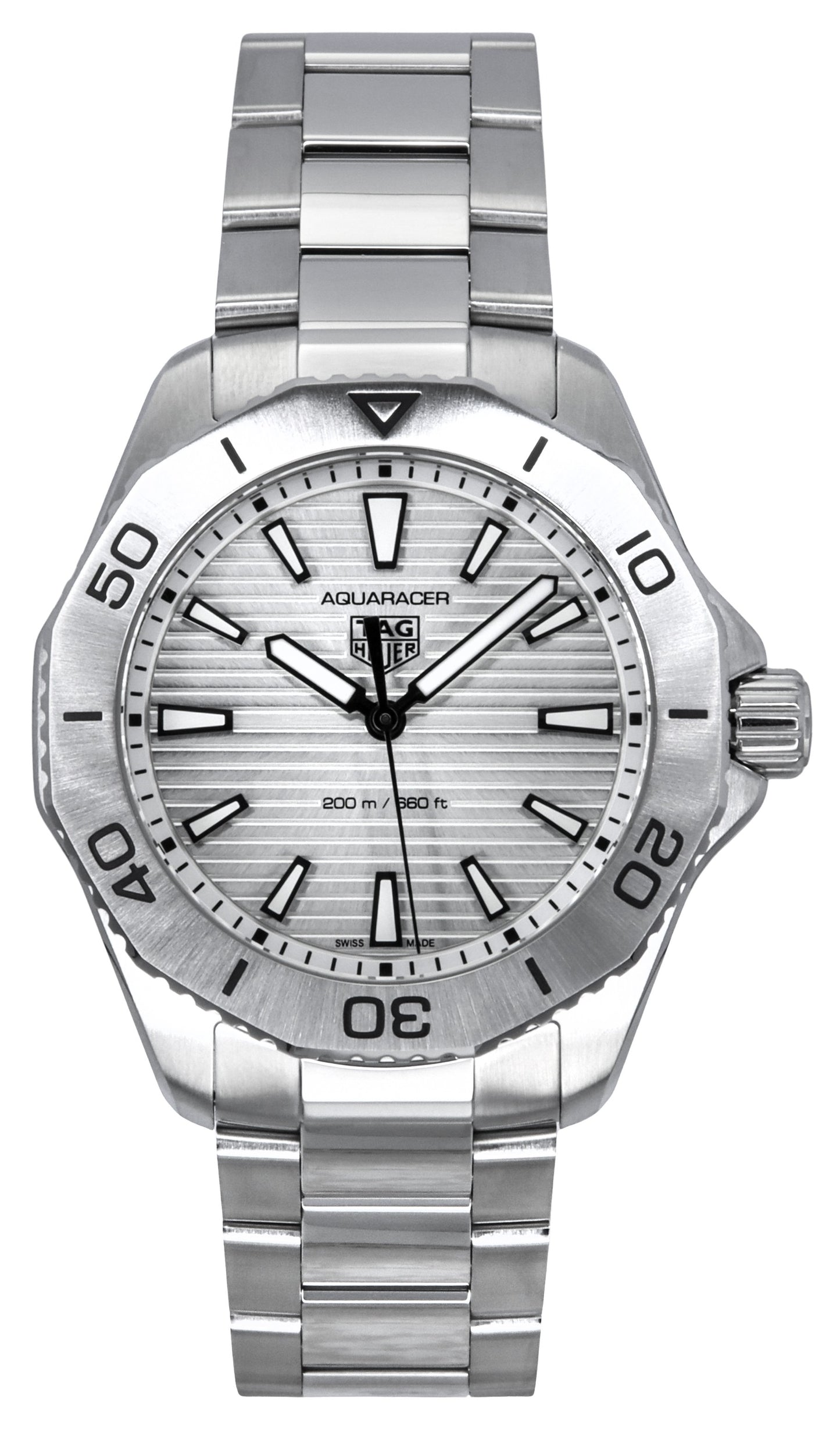 Tag Heuer Aquaracer Professional 200 Stainless Steel Gray Dial Quartz Diver's WBP1111.BA0627 200M Men's Watch