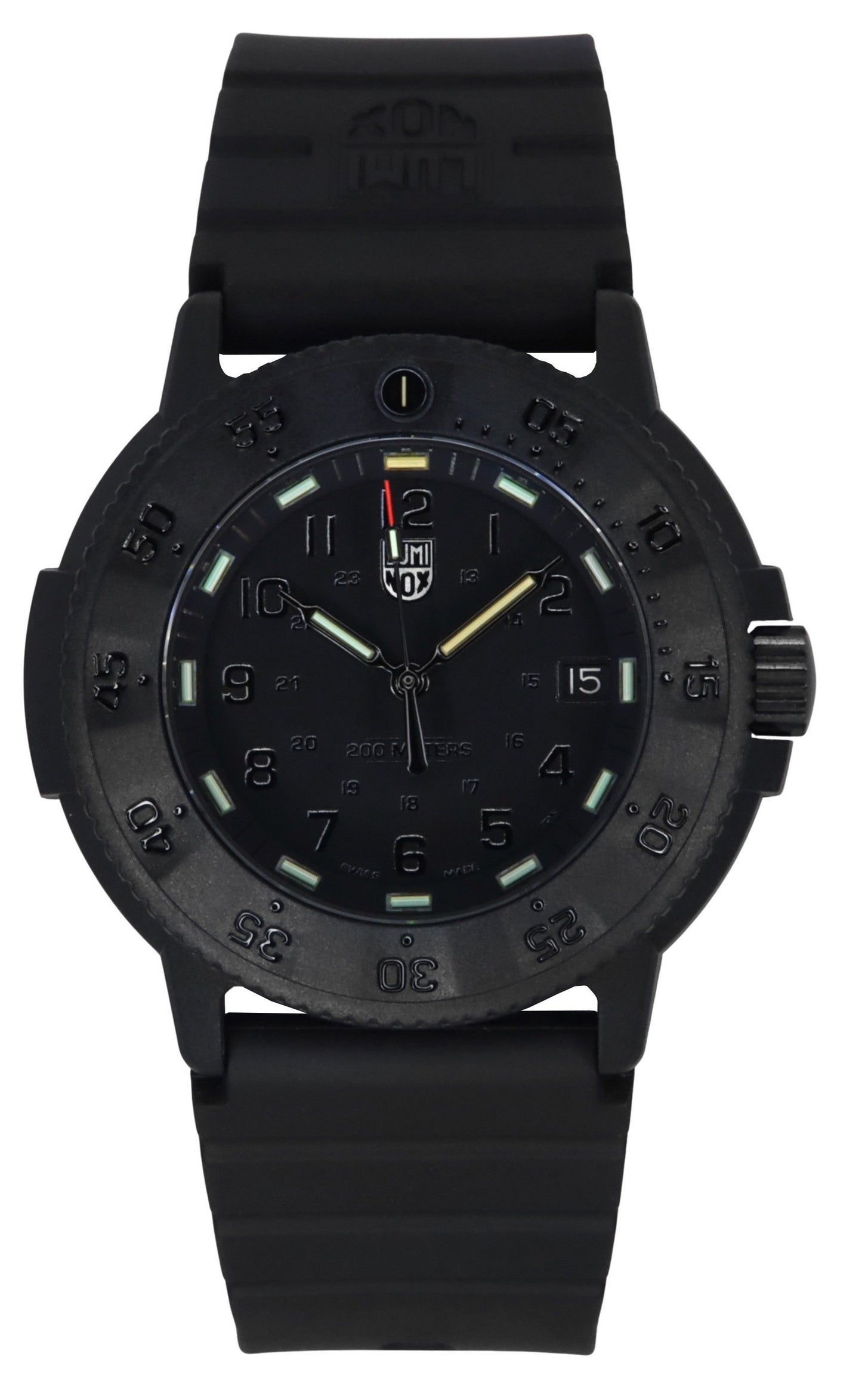 Luminox Original Navy Seal Rubber Strap Black Dial Quartz Diver's XS.3001.EVO.BO.S 200M Men's Watch