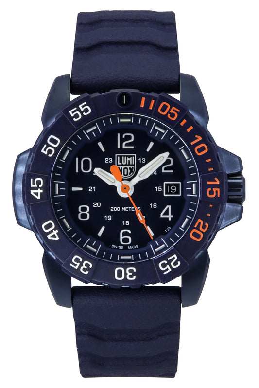 Luminox Navy SEAL Foundation Back To The Blue Set Quartz Diver's XS.3253.CBNSF.SET 200M Men's Watch With Extra Strap