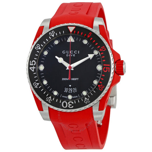 GUCCI MEN'S/Unisex Quartz Watch Model: GUCCIDIVE - YA136309 40mm