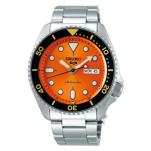 SEIKO 5 Sports SRPD59K1 – Orologio Automatico Uomo Arancione | tikAworld