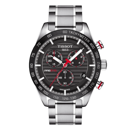 TISSOT MEN'S quartz watch model PRS 516 CHRONOGRAPH - T100.417.11.051.01